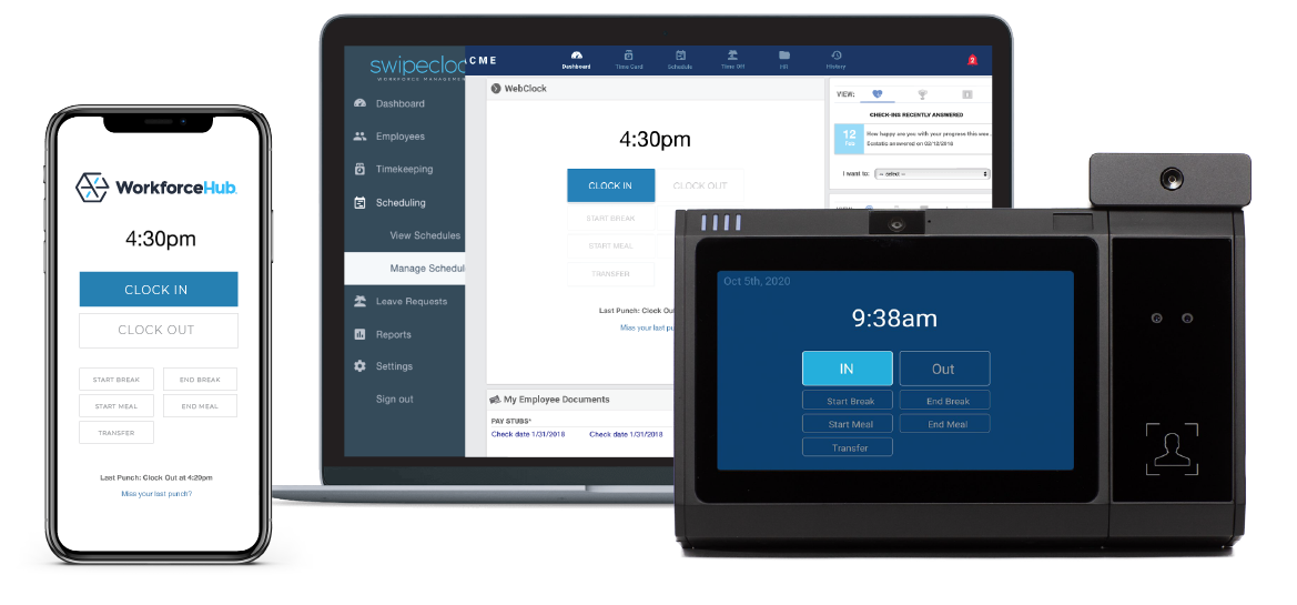 screenshot of WorkforceHub Time & Attendance